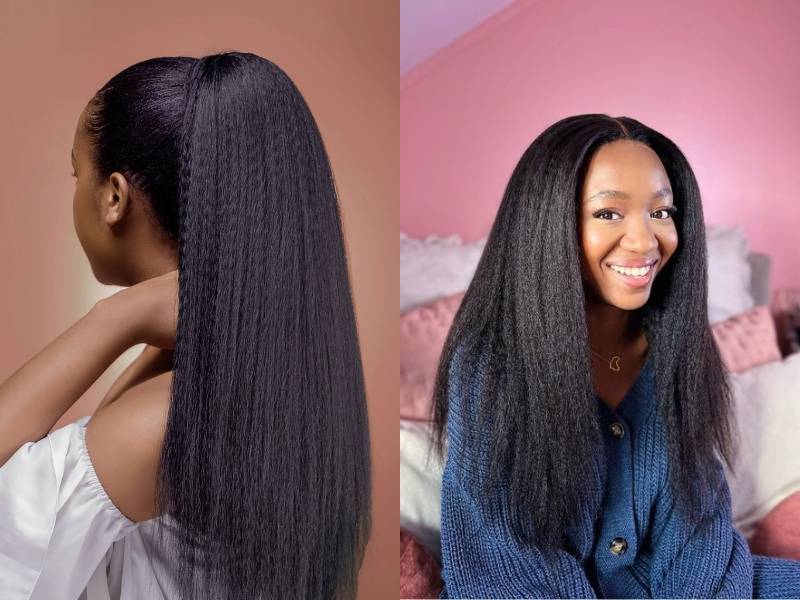 Kinky Straight Genius Weft Hair Extensions