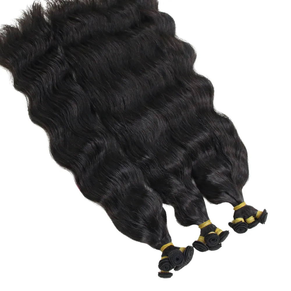 Body Wavy Hand Tied Weft Extensions