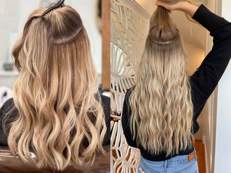 Body Wavy Hand Tied Weft Extensions