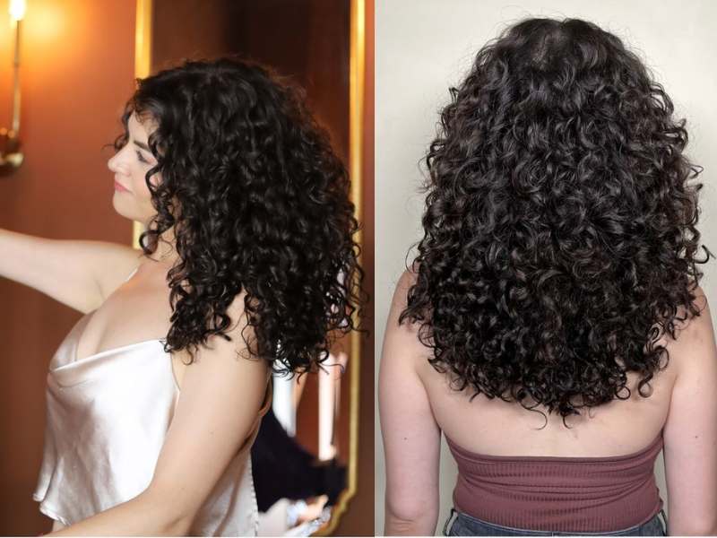 Deep Curly Hand Tied Weft Extensions