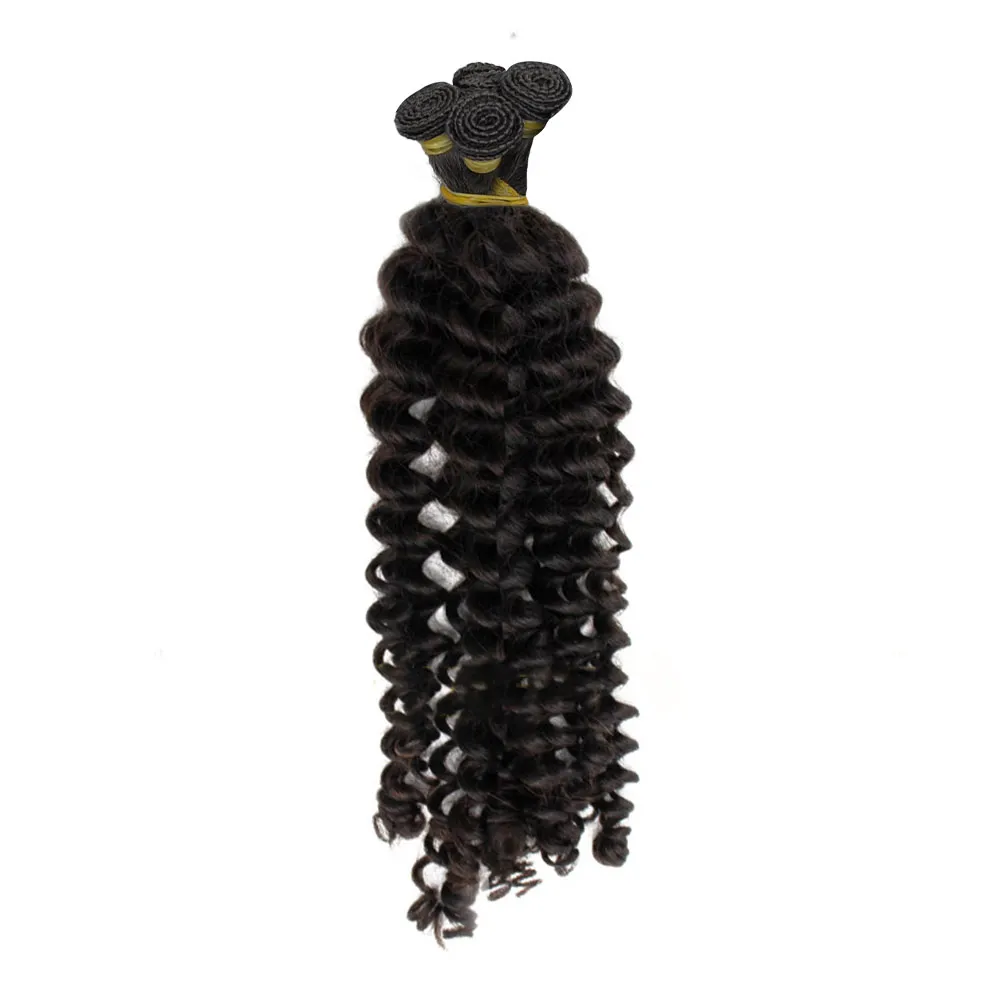 Deep Curly Hand Tied Weft Extensions