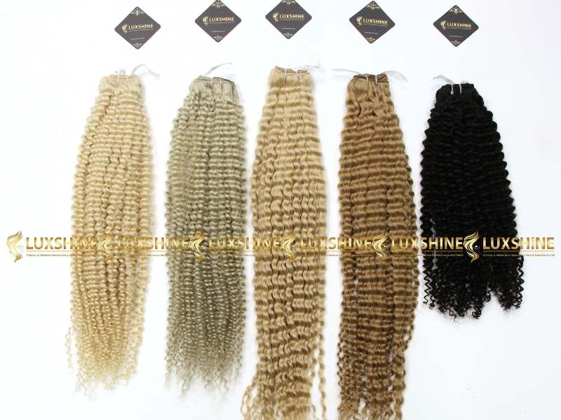 Deep Curly Hand Tied Weft Extensions