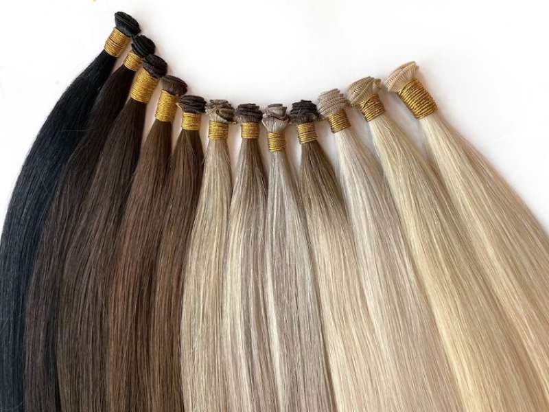 Hand Tied Weft Hair Extensions