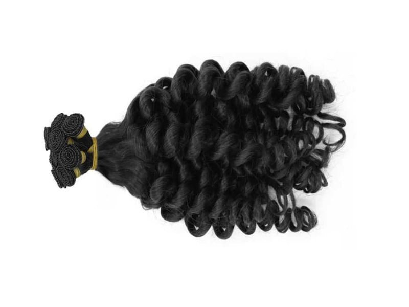 Twist Curly Hand Tied Weft Extensions