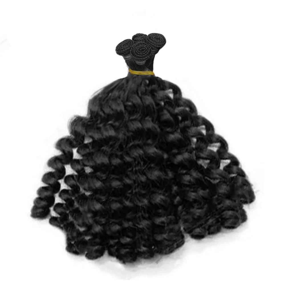 Twist Curly Hand Tied Weft Extensions