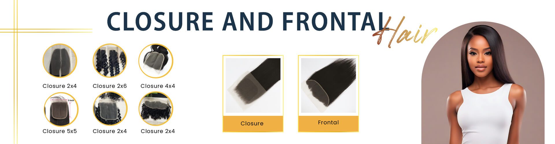 Closure and Frontal Hair