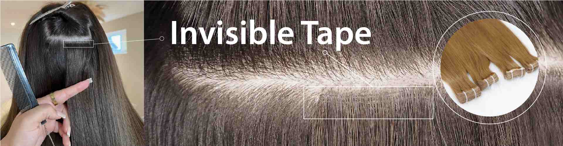 Invisible Tape In Extensions