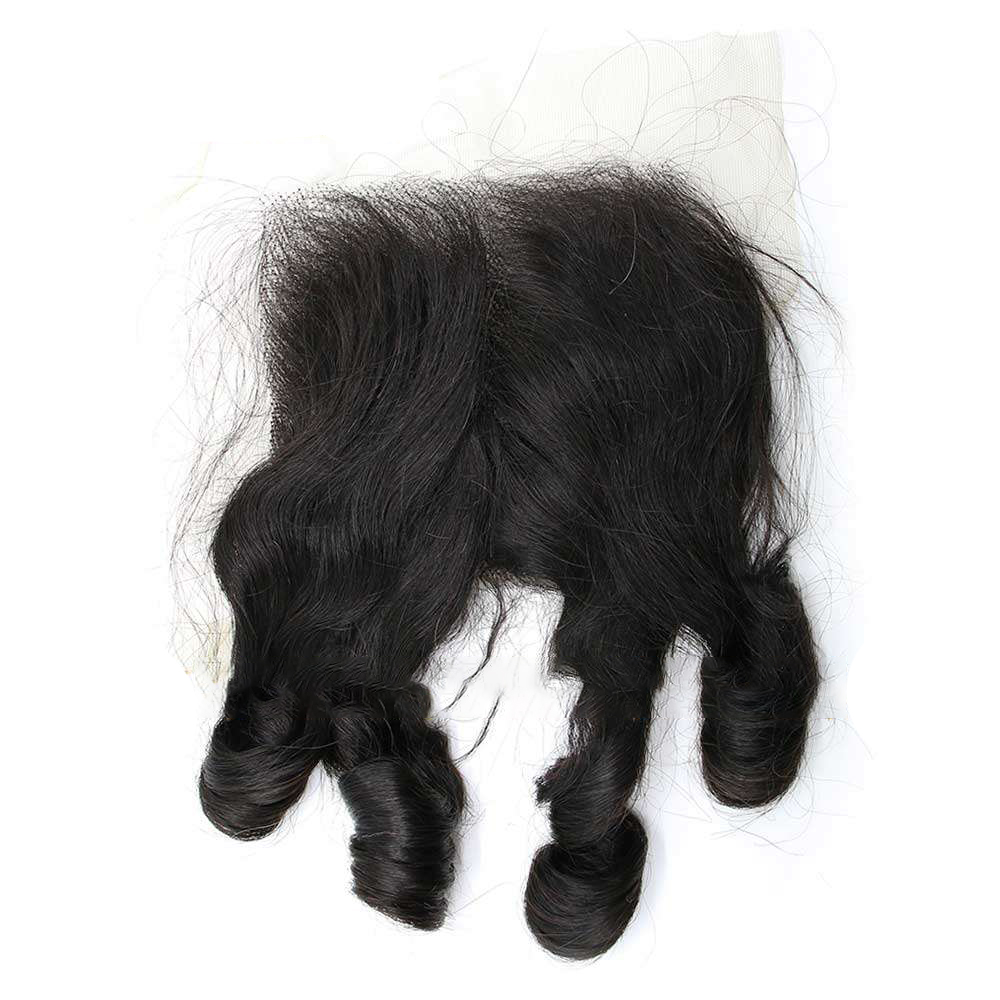 Bouncy Wavy Black Lace Front Wig