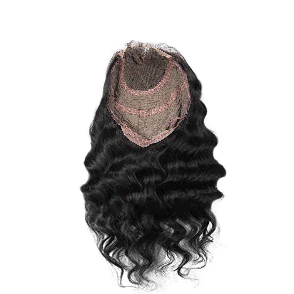 Loose Wavy Black Lace Closure Wig