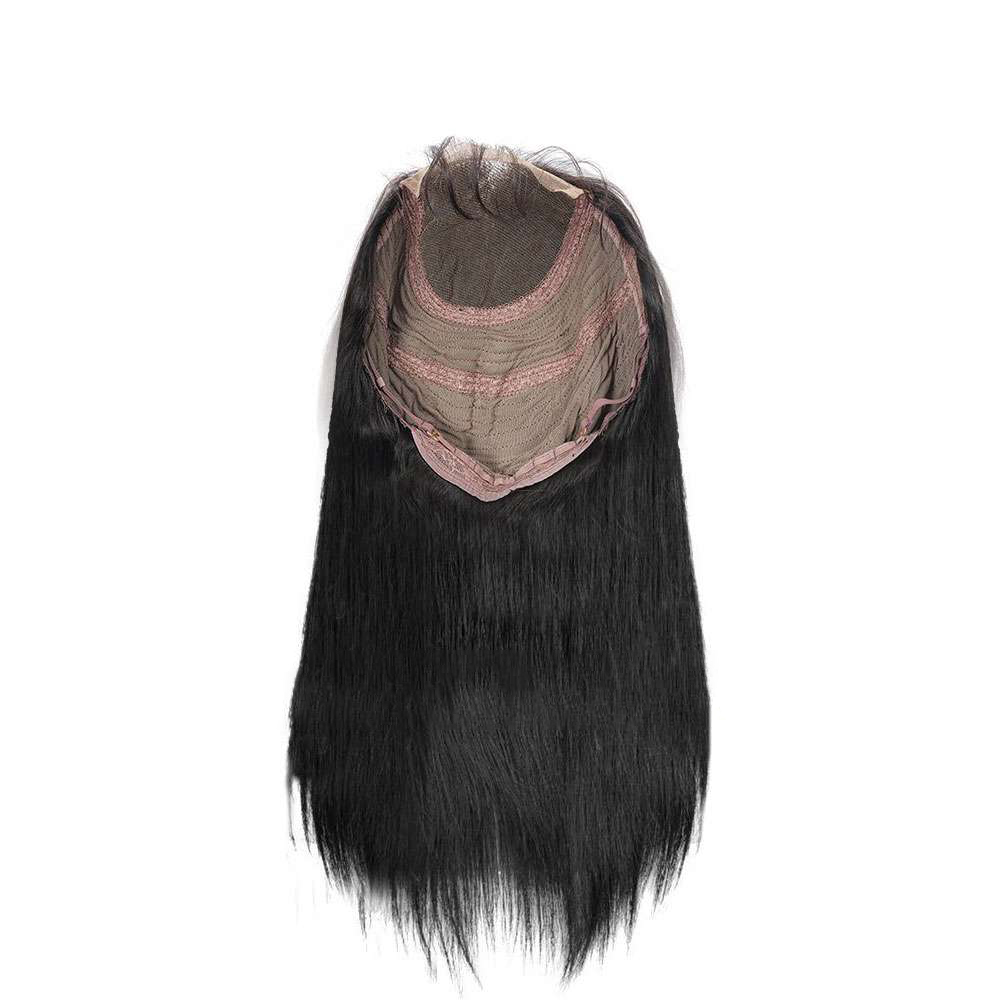 Straight Black Lace Closure Wig