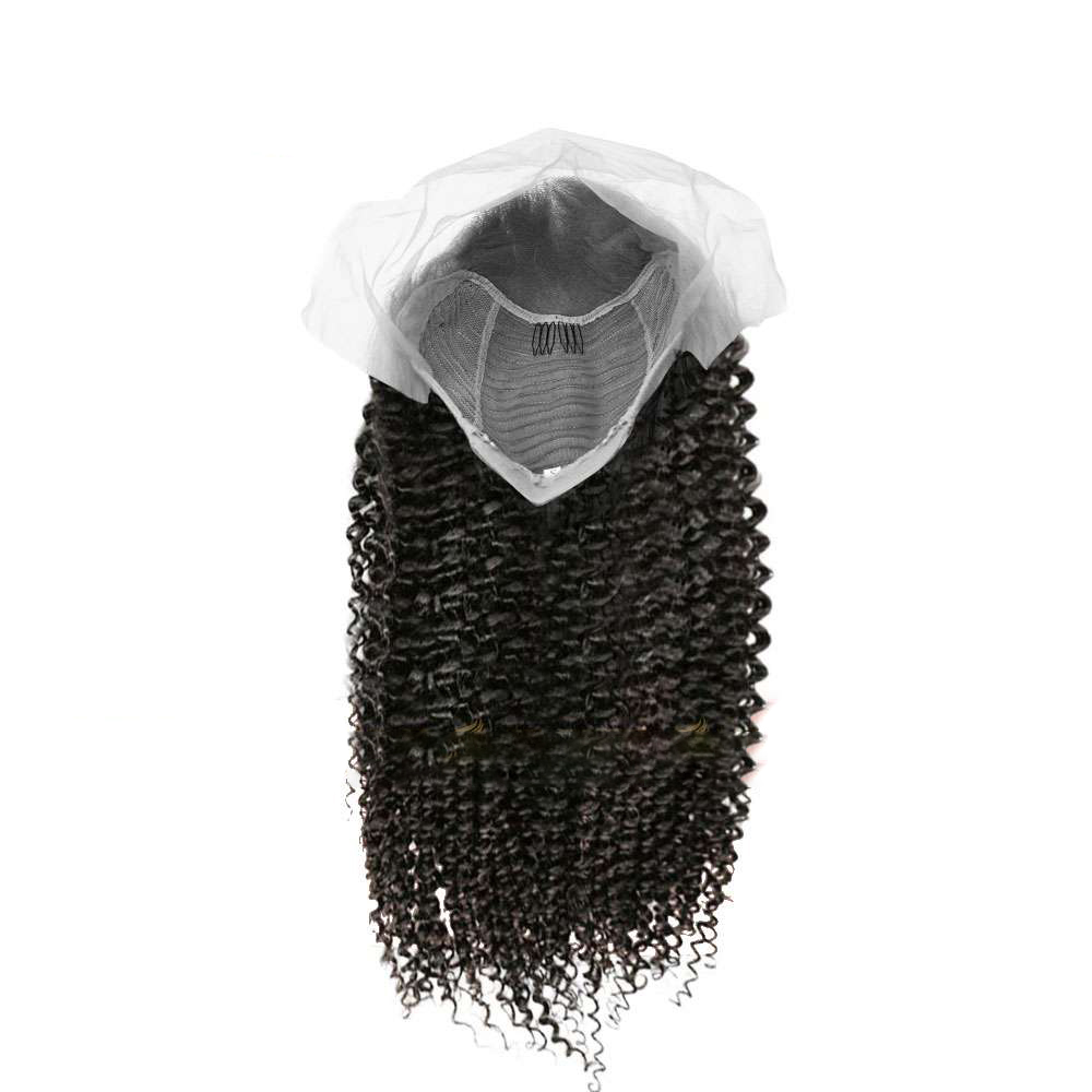 Deep Curly Black Lace Front Wig