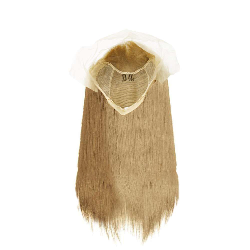 Straight Light Blonde Lace Front Wig