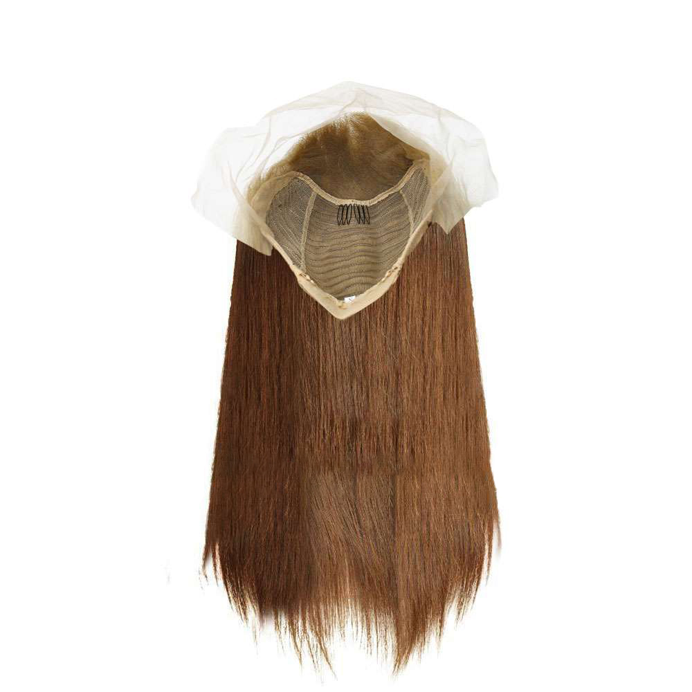 Straight Light Brown Lace Front Wig