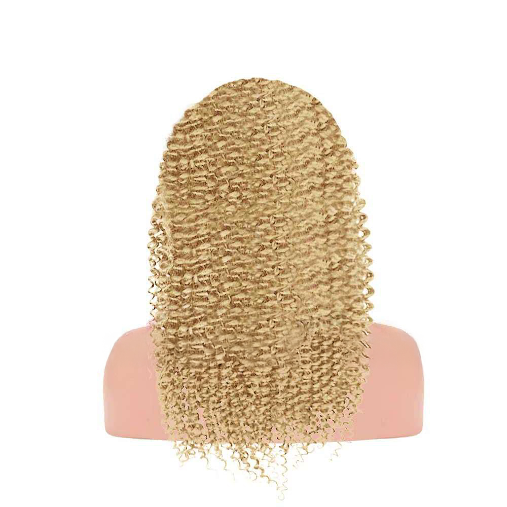 Deep Curly Light Blonde Full lace Wig
