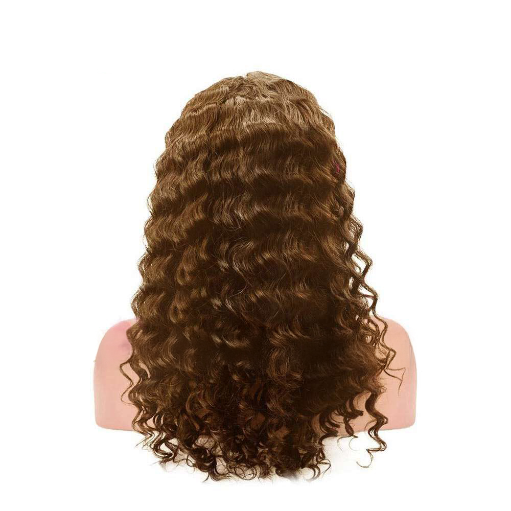 Deep Wavy Light Brown Full lace Wig