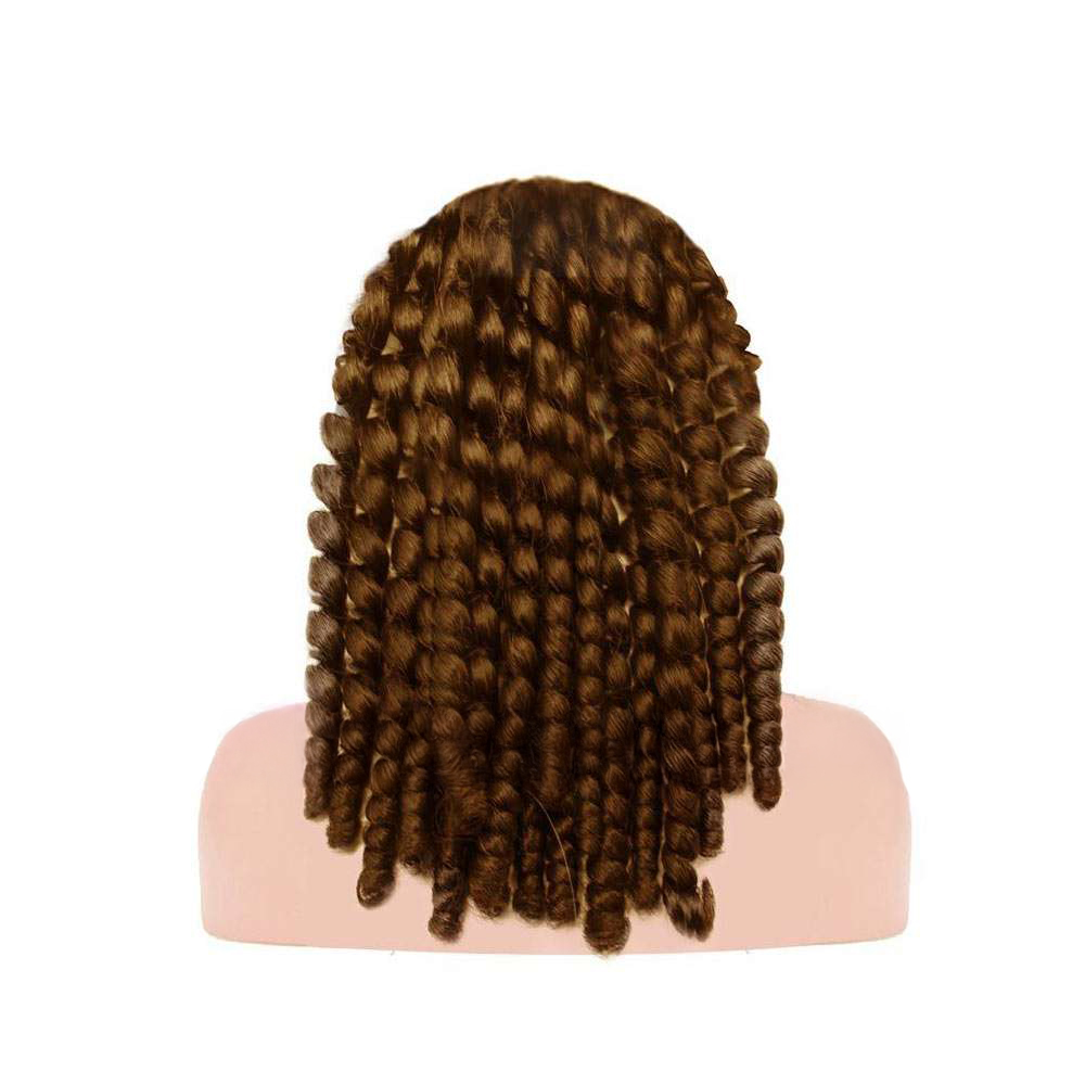 Kinky Curly Dark Brown Full lace Wig