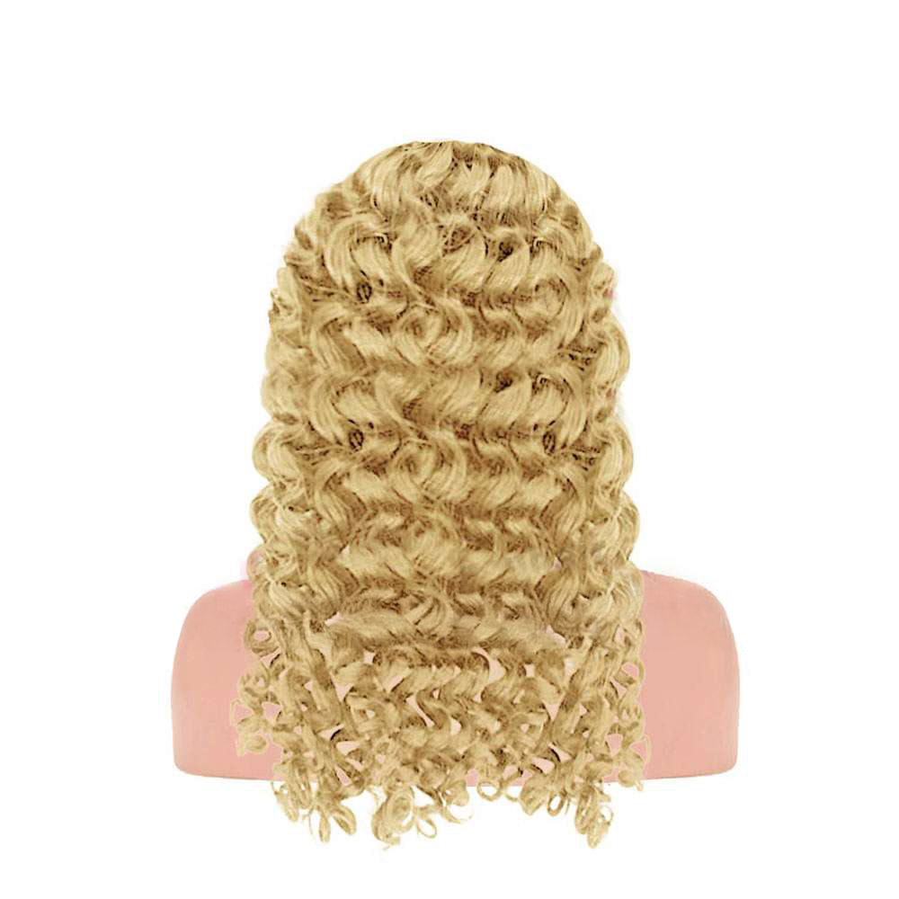 Loose Curly Light Blonde Full lace Wig