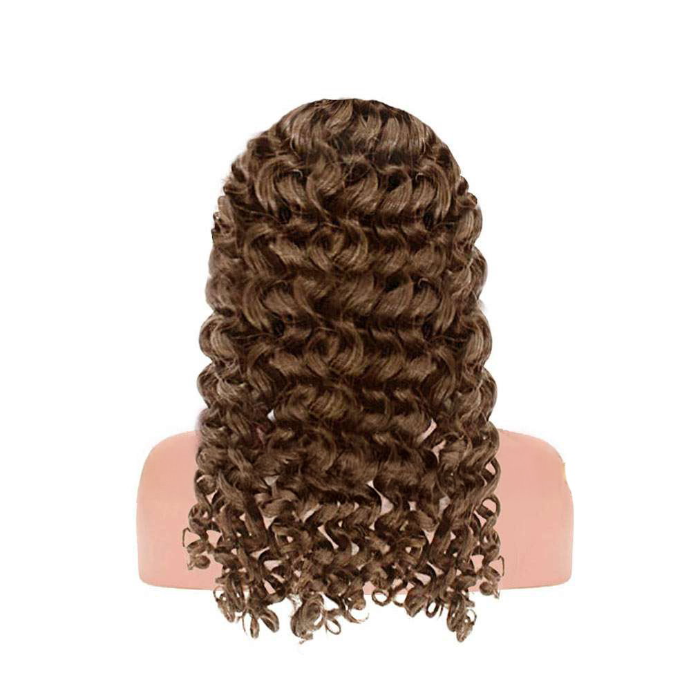 Loose Curly Dark Brown Full lace Wig
