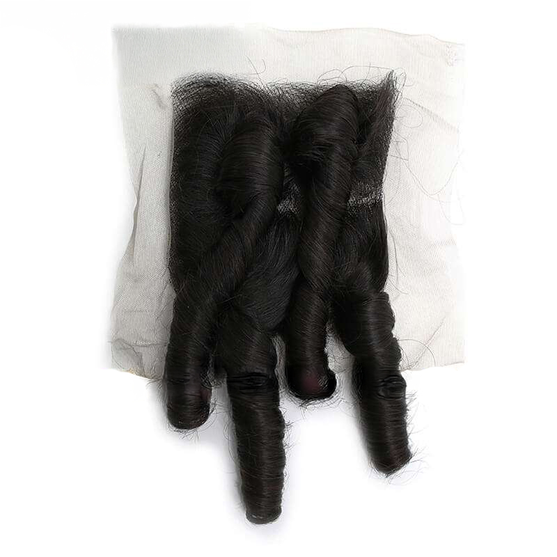 Fumi Curly Black Lace Closure Wig
