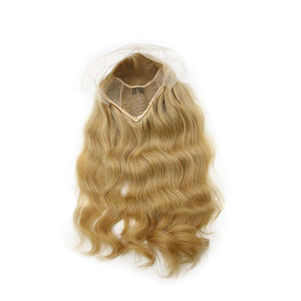 Natural Wavy Light Blonde Lace Front Wig