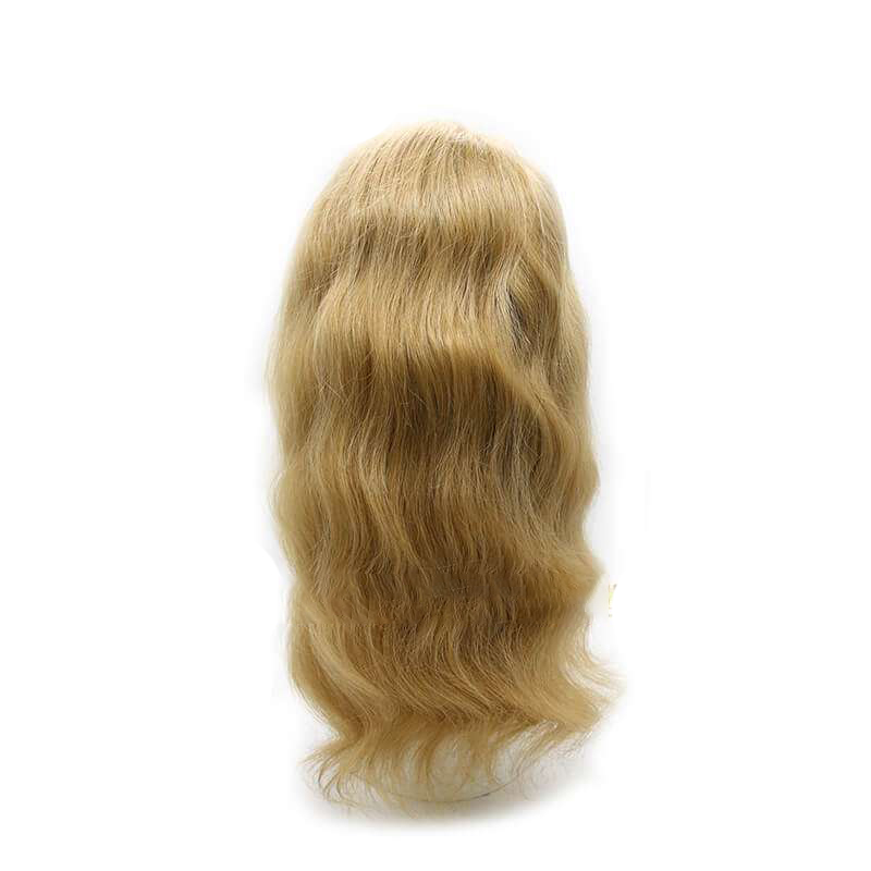 Natural Wavy Light Blonde Full lace Wig