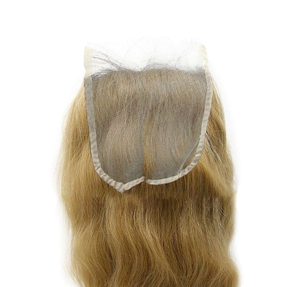 Natural Wavy Light Brown Lace Closure Wig