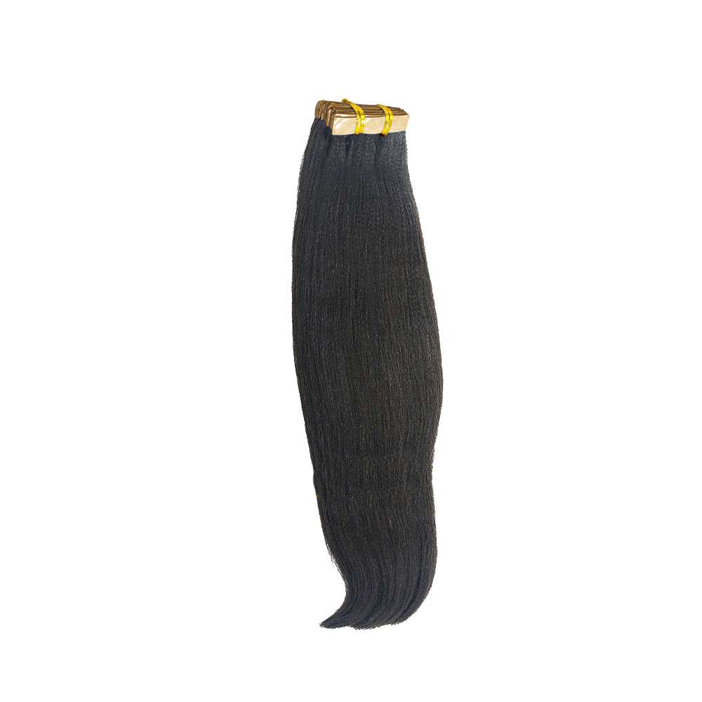 Yaki Straight Black Tape-in hair extensions